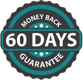 60-day money back guarantee seal for Cardio Slim Tea